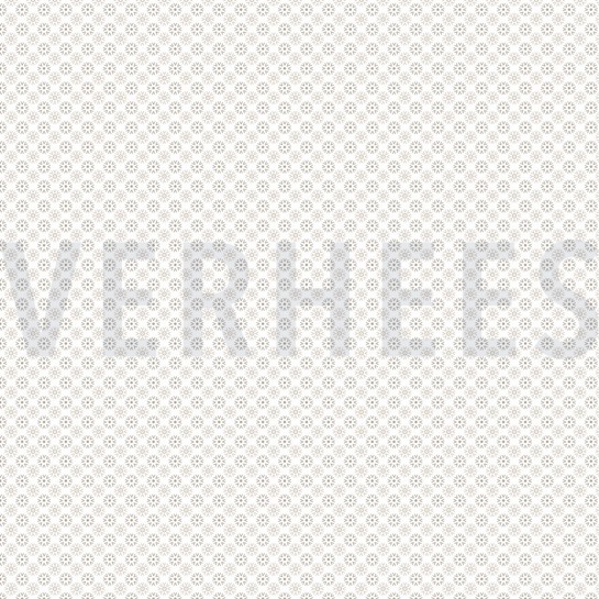 BAUMWOLLE POPELINE MINIMALS WEISS / SAND #7