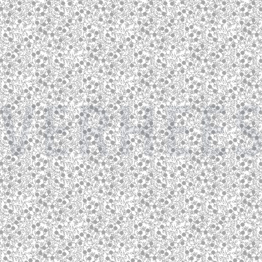 POPLIN MINIMALS WHITE/ GREY