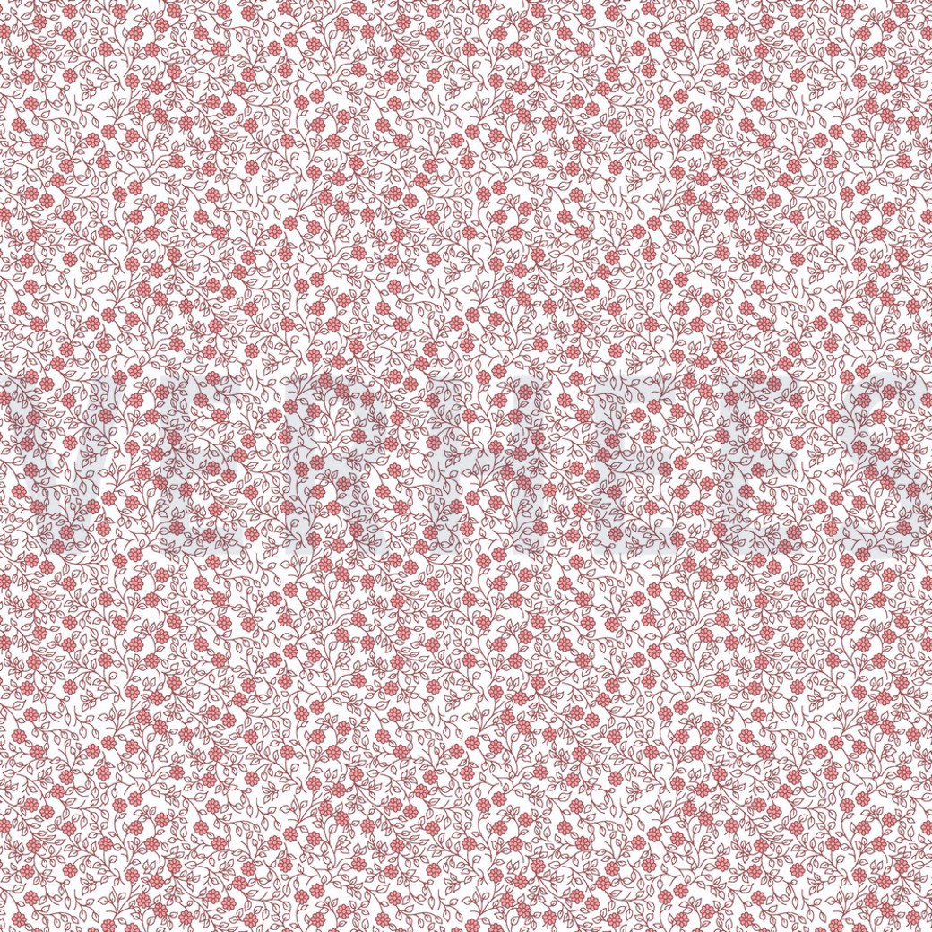 POPLIN MINIMALS WHITE/ DARK ROSE