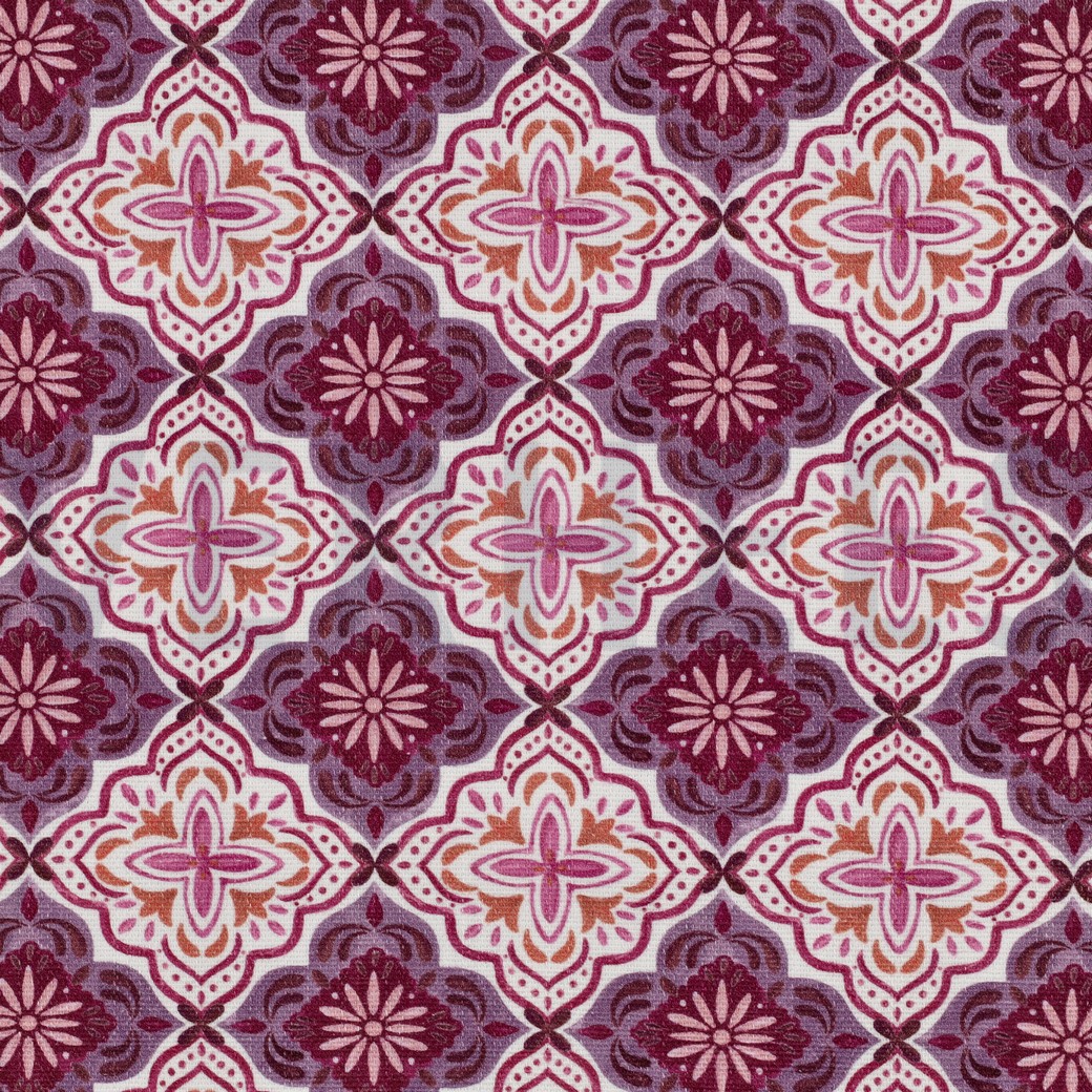 CANVAS SLUB DIGITAL ORNAMENT LAVENDER