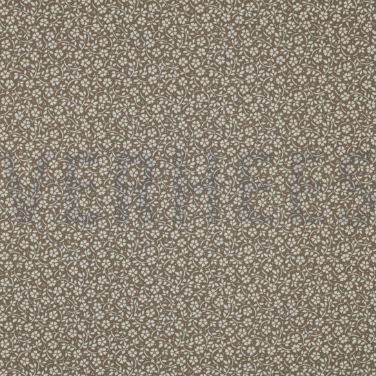 KATOENEN POPLIN BLOEMEN EN STIPPEN MOSGROEN #7