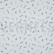 DOUBLE GAUZE GOTS DIGITAL FOREST WHITE (thumbnail)