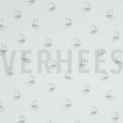 DOUBLE GAUZE BOATS WHITE (thumbnail)