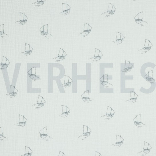 DOUBLE GAUZE BOTEN WIT #7