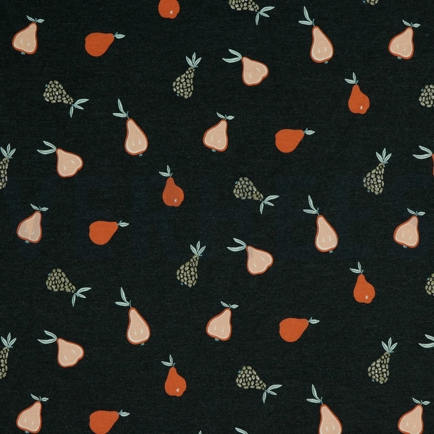 JERSEY MELANGE GLITTER PEARS ANTHRACITE MELANGE (hover)