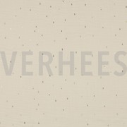 DOUBLE GAUZE FOIL STRIPES ECRU/GOLD (thumbnail)