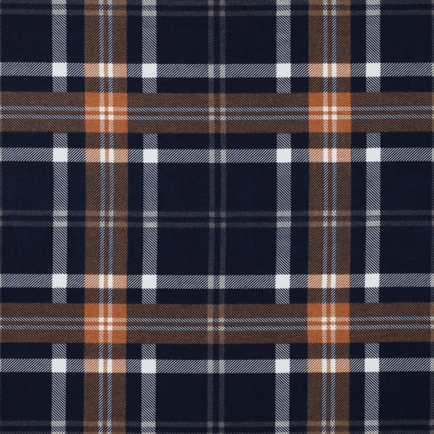 FLANELL PLAID MARINEBLAU (hover)