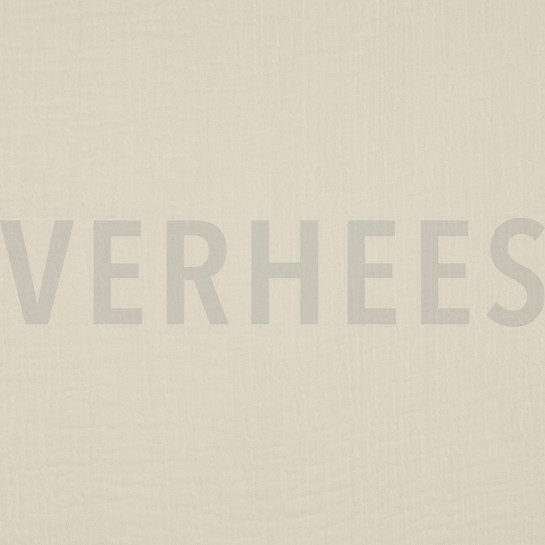 BAUMWOLLE MUSSELIN DREILAGIG GOTS ECRU #7