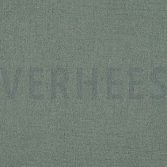 TRIPLE GAUZE GOTS OLD GREEN #7