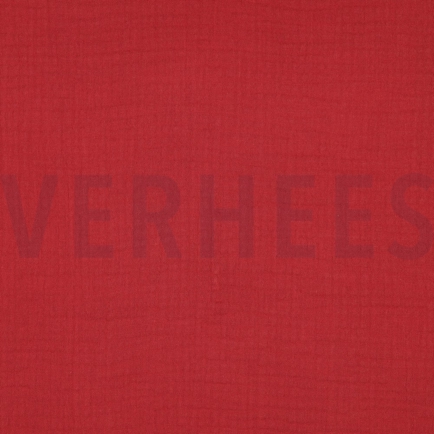 TRIPLE GAUZE GOTS ROUGE (hover)