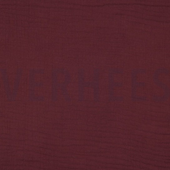 TRIPLE GAUZE GOTS AUBERGINE #7