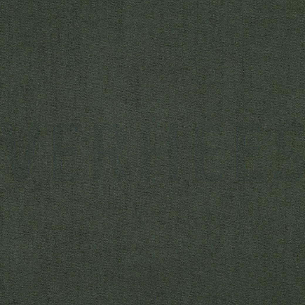 COTTON SLUB WASHED ARMY GREEN