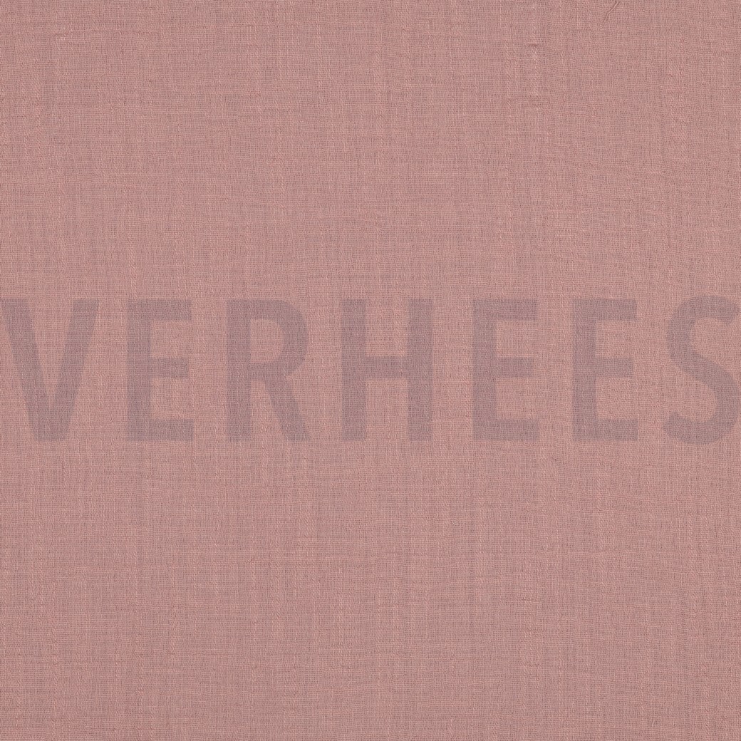 COTTON SLUB WASHED OLD ROSE