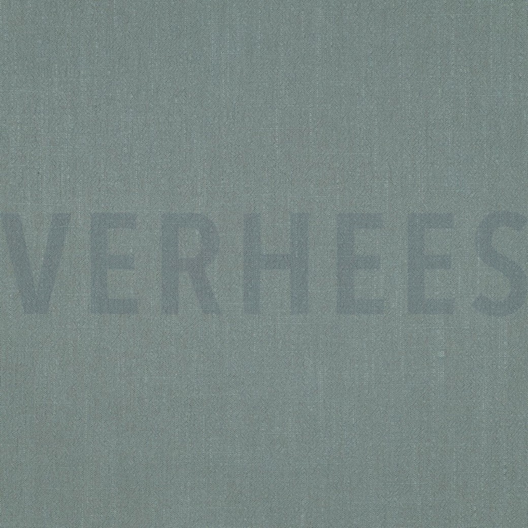 LINEN VISCOSE WASHED OLD GREEN
