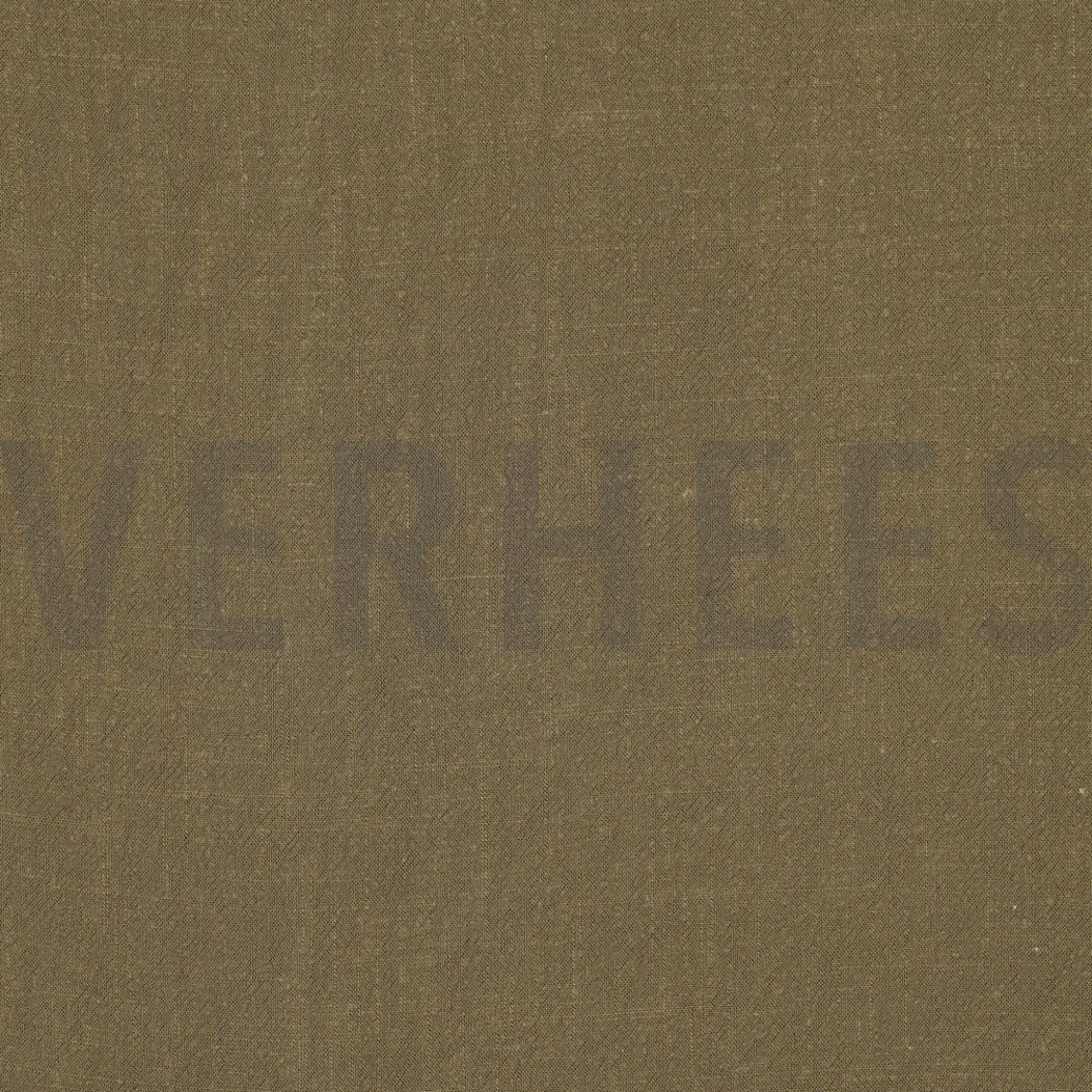 LINEN VISCOSE WASHED OLIVE