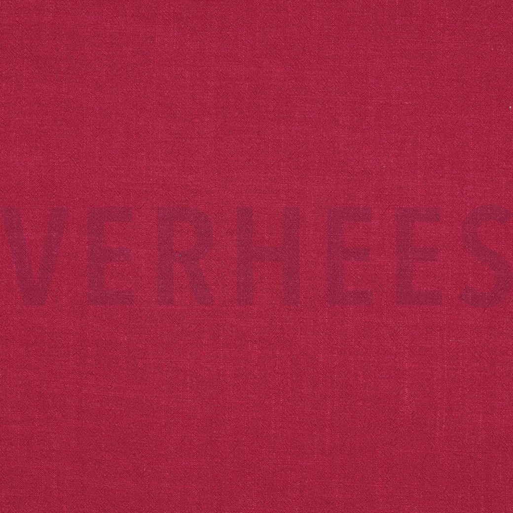 LINEN VISCOSE WASHED BERRY