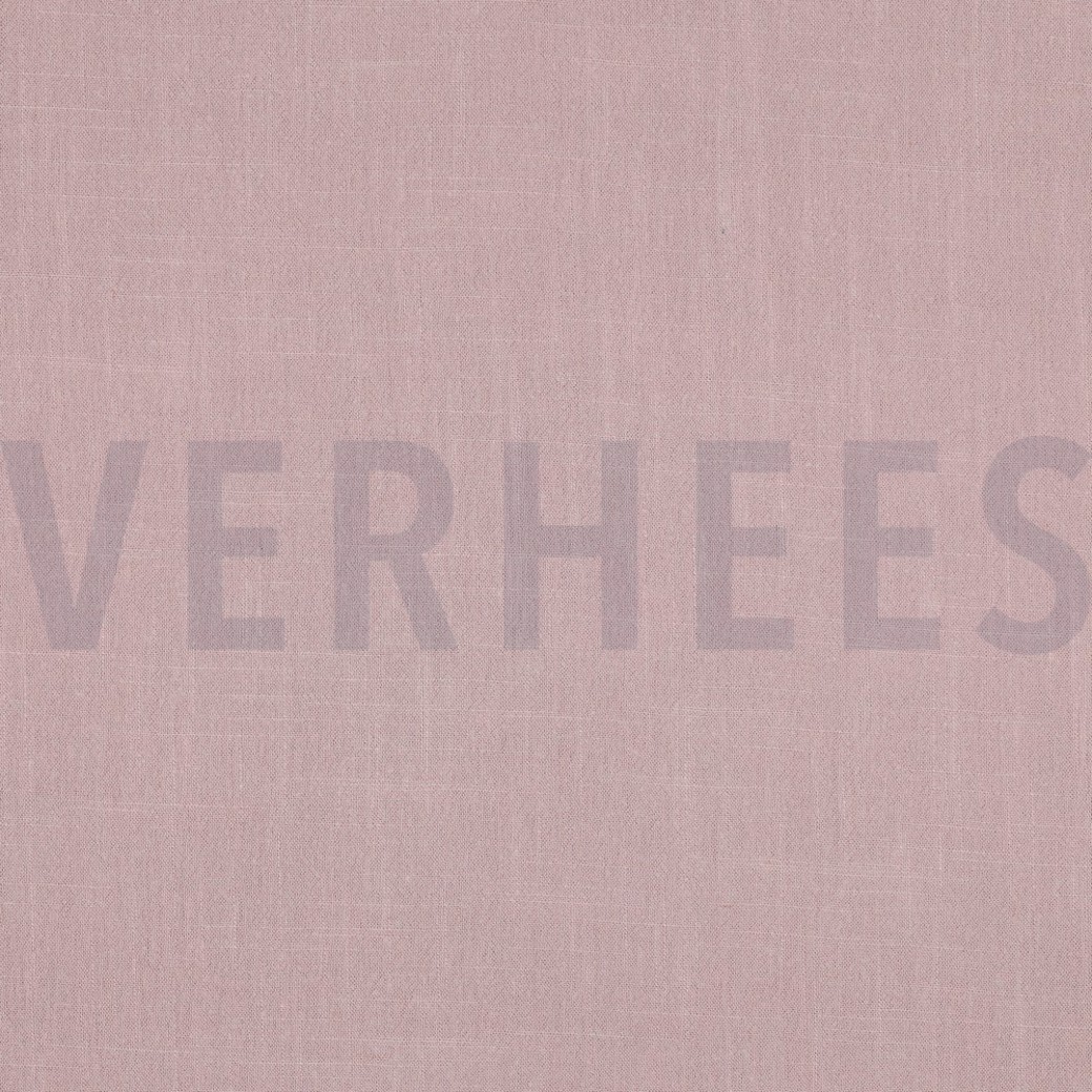 LINEN VISCOSE WASHED OLD ROSE