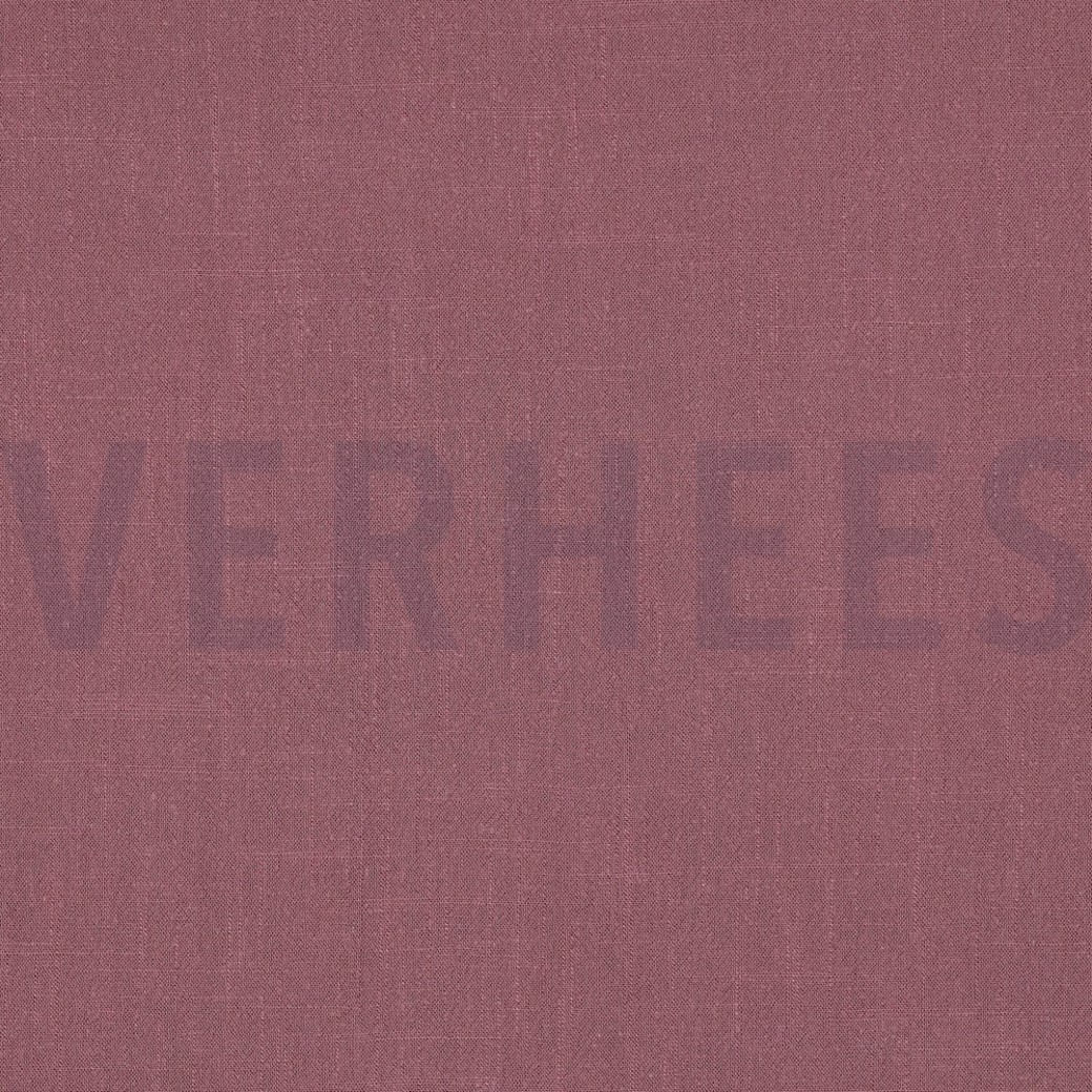 LINEN VISCOSE WASHED MAUVE
