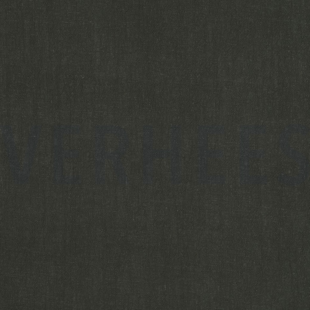 LINEN VISCOSE WASHED ARMY GREEN