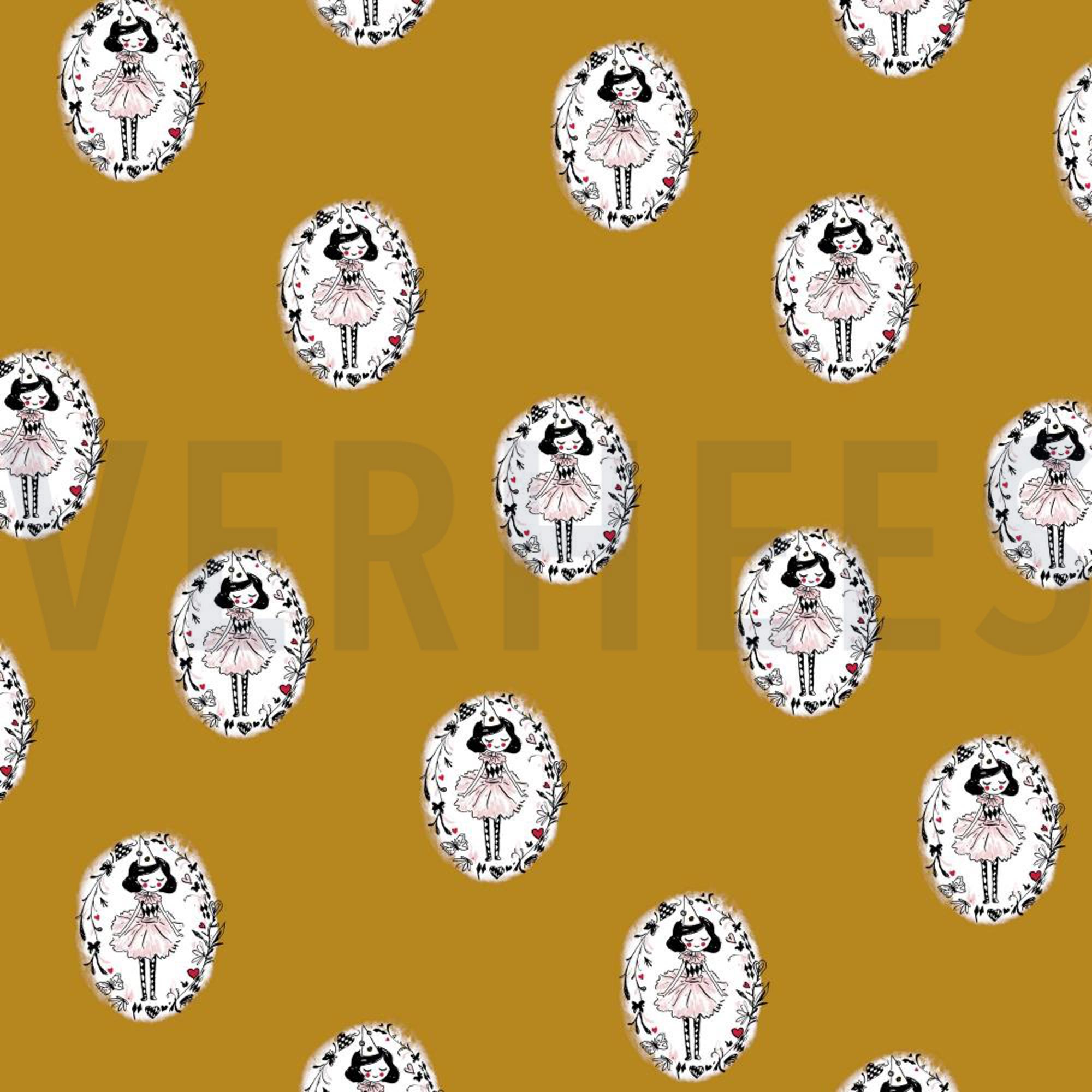 POPLIN ARLEQUEEN OCHRE (high resolution)