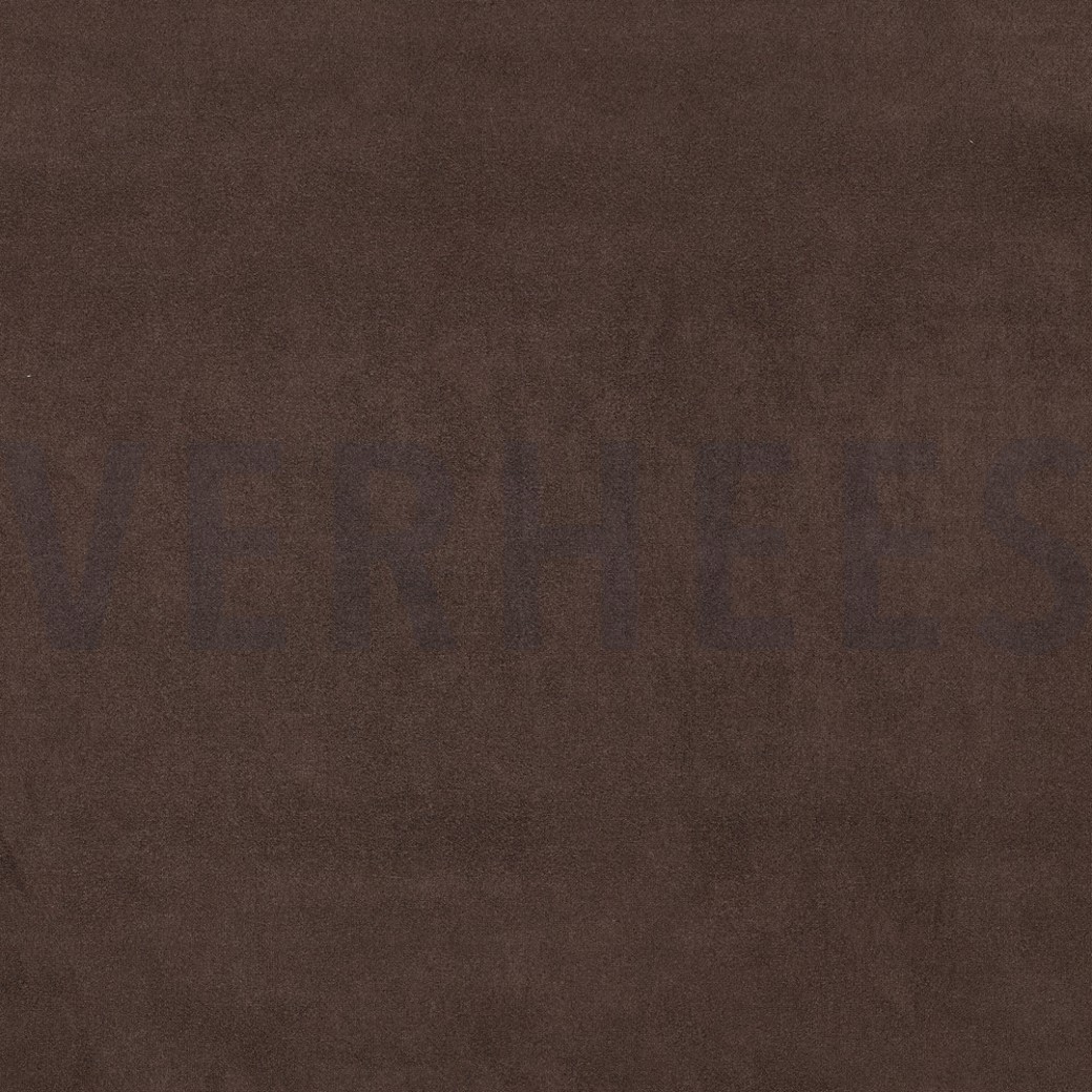 SUEDE STRETCH DARK BROWN