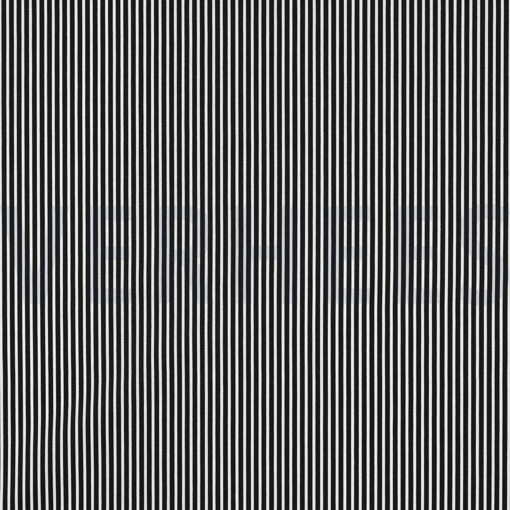 POPLIN STRIPE BLACK