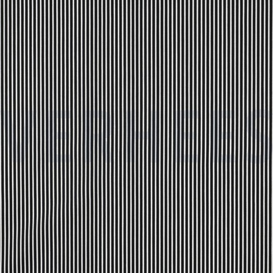 KATOENEN POPLIN STREPEN ZWART #7