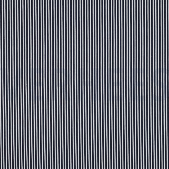 BAUMWOLLE POPELINE STREIFEN MARINEBLAU #7