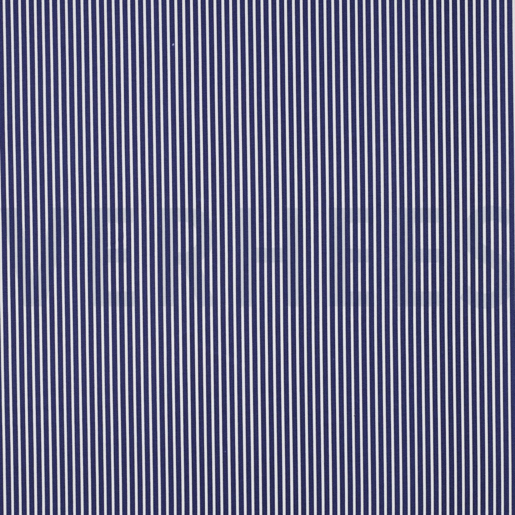 POPLIN STRIPE COBALT