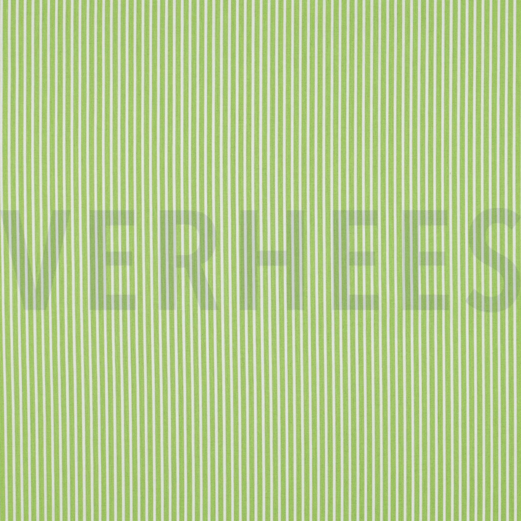 POPLIN STRIPE LIME