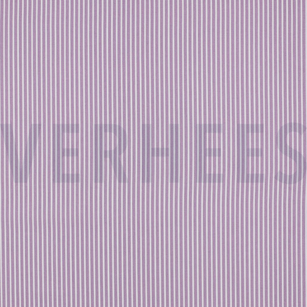 POPLIN STRIPE LILAC