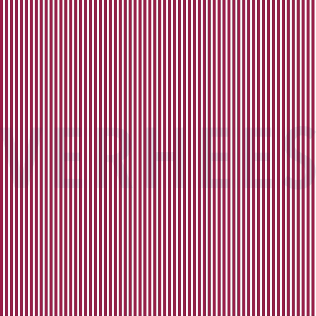 POPLIN STRIPE CERISE
