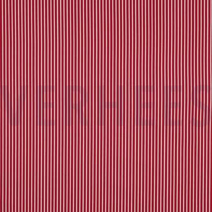 BAUMWOLLE POPELINE STREIFEN KIRSCHROT (hover)
