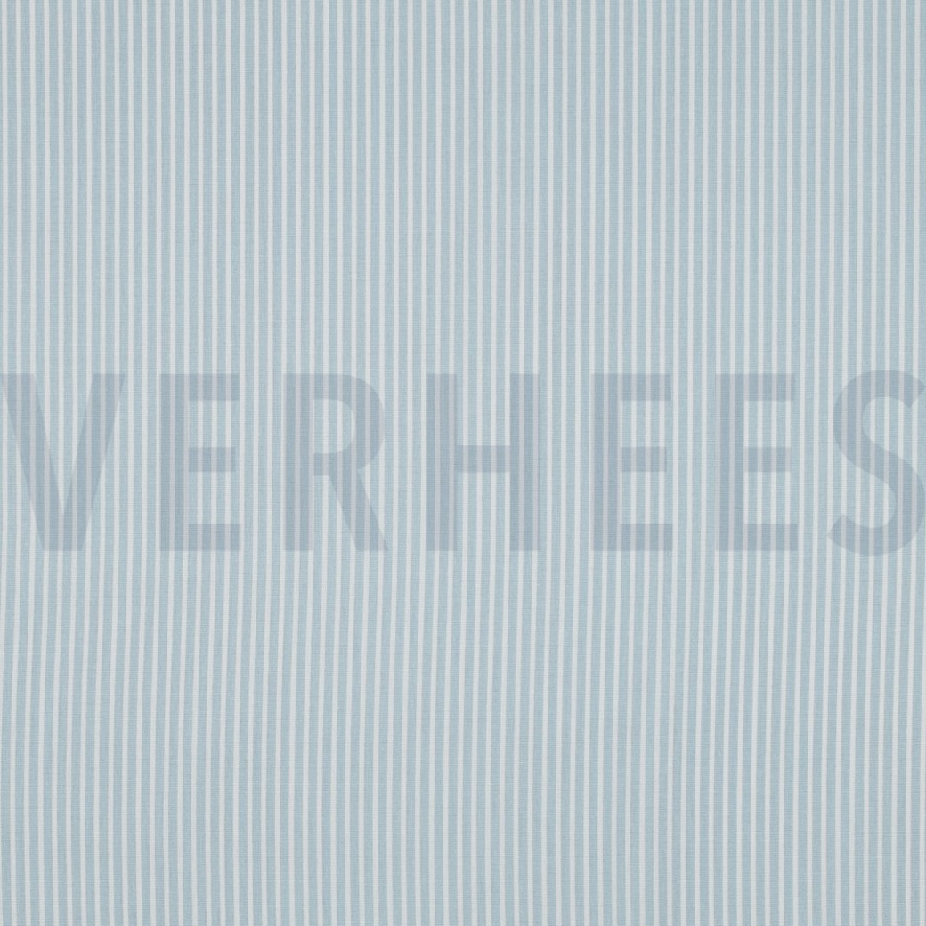 POPLIN STRIPE LIGHT BLUE