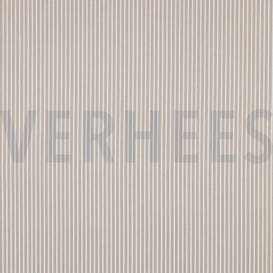 BAUMWOLLE POPELINE STREIFEN SAND #7