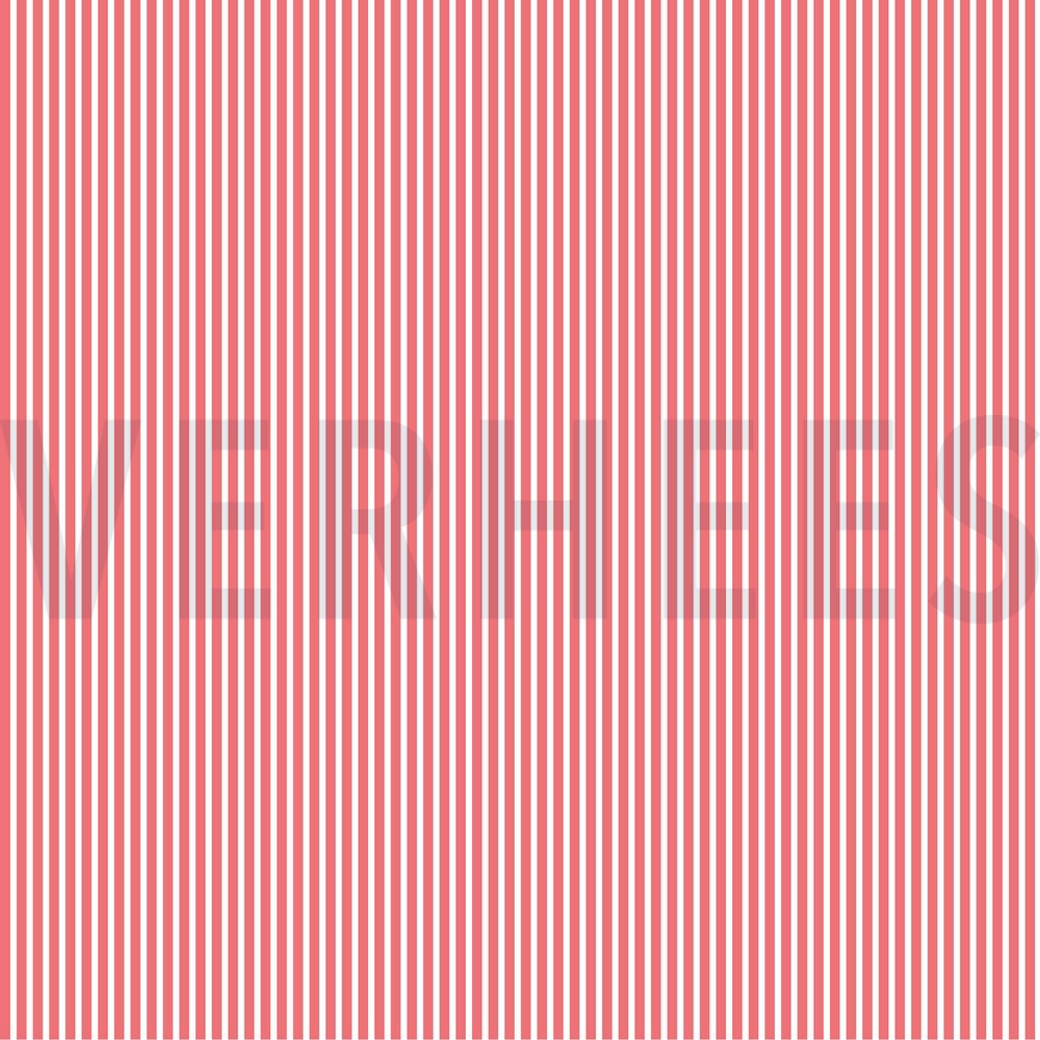 POPLIN STRIPE CORAL