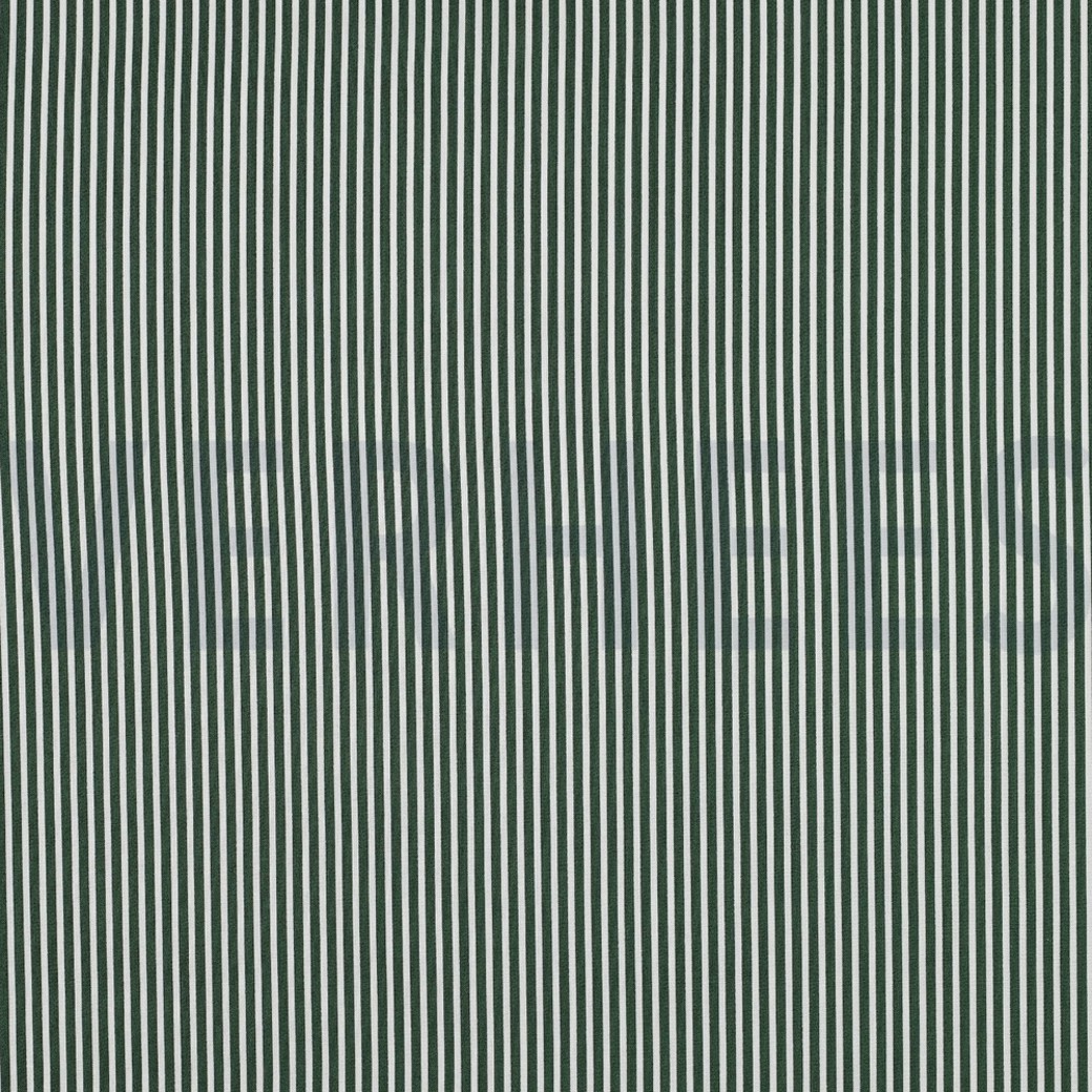 POPLIN STRIPE DARK GREEN