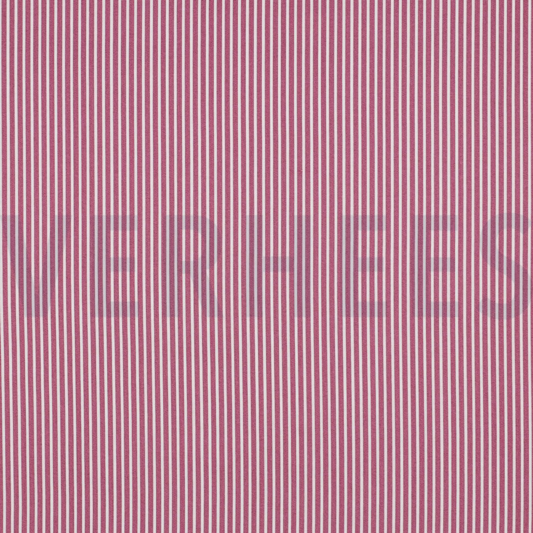 POPLIN STRIPE MAUVE