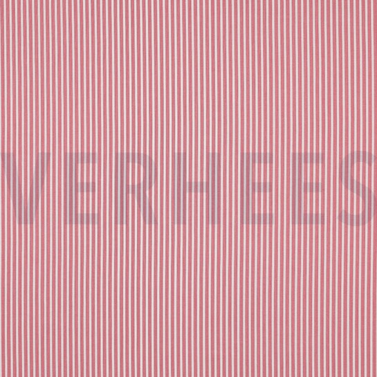 KATOENEN POPLIN STREPEN BLUSH #7