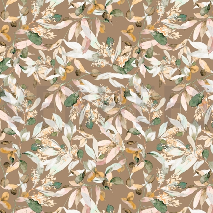 JERSEY DIGITAL LEAVES SAND (hover)