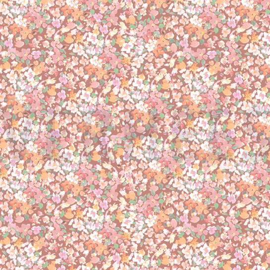 JERSEY DIGITAL SMALL FLOWERS BLUSH #7