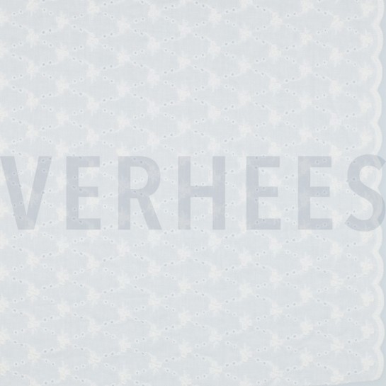 KATOEN EMBROIDERY TWEEZIJDS GOLF WIT #7