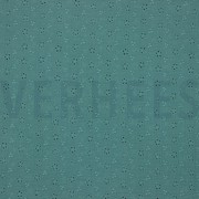 DOUBLE GAUZE EMBROIDERY FLOWERS GREEN (thumbnail)