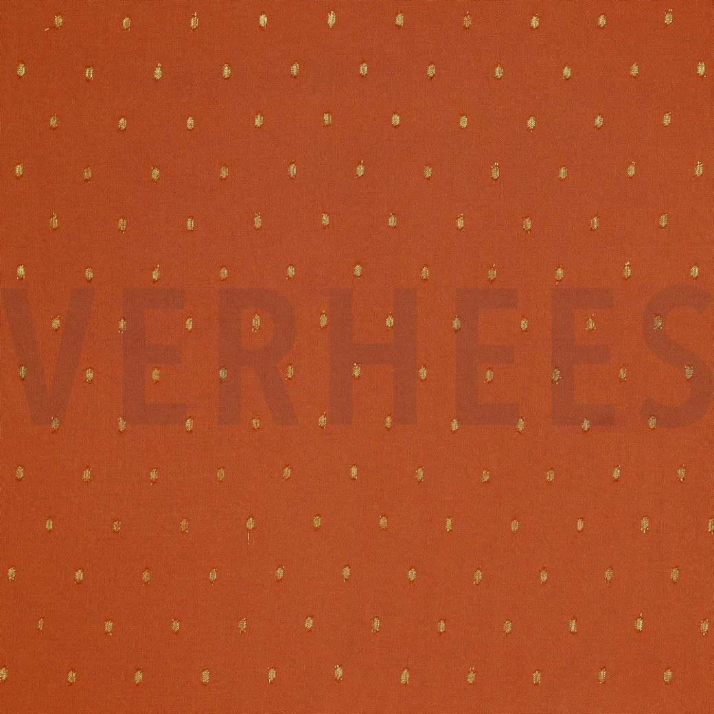 VISCOSE LUREX RUST