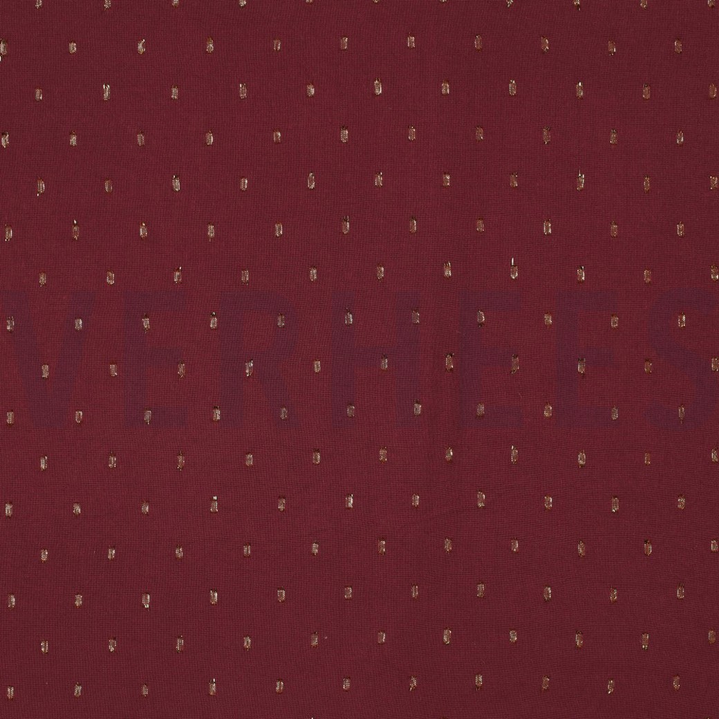 VISCOSE LUREX BORDEAUX