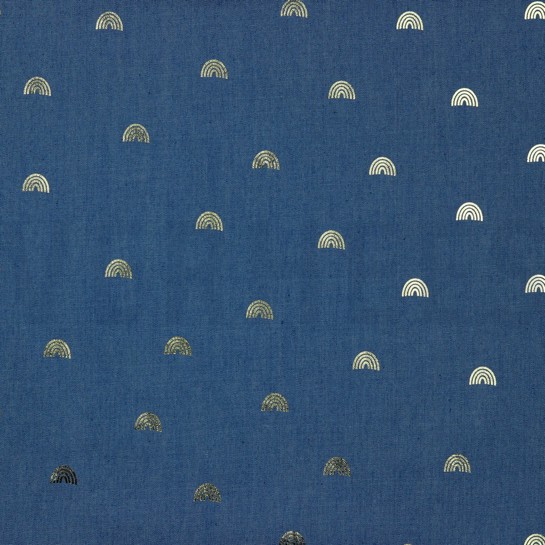 JEANS RAINBOW FOIL INDIGO BLUE #7