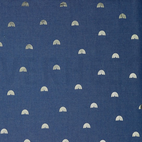 JEANS RAINBOW FOIL INDIGO DARK BLUE #7