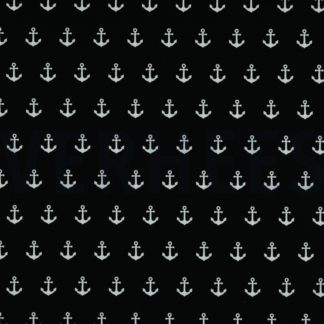 POPLIN ANCHOR BLACK