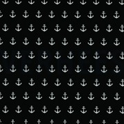 POPLIN ANCHOR BLACK (thumbnail)