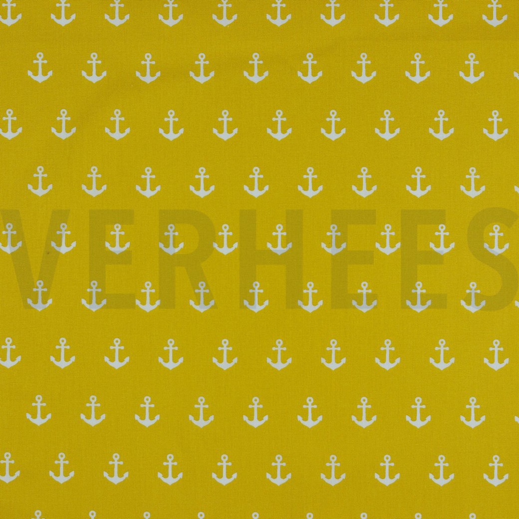 POPLIN ANCHOR YELLOW
